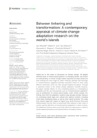 Between tinkering and transformation: A contemporary appraisal of climate change adaptation research on the world's islands