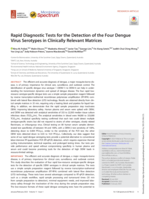 Rapid Diagnostic Tests for the Detection of the Four Dengue Virus Serotypes in Clinically Relevant Matrices