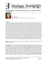 'Google Speak': The discursive practices of search in home-education