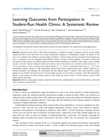 Learning Outcomes from Participation in Student-Run Health Clinics: A Systematic Review