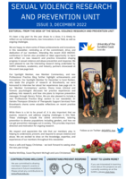 Sexual Violence Research and Prevention Unit Newsletter, Issue 3 / December 2022