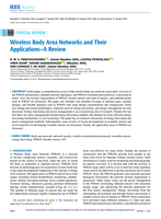 Wireless Body Area Networks and Their Applications – A Review
