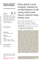 Resting disparity in quoll semelparity: examining the sex-linked behaviours of wild roaming northern quolls (Dasyurus hallucatus) during breeding season