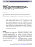Holothuria scabra Jaegar 1833 (Sandfish) extracts and collagens modulate protein-bound Nε-carboxymethyllysine, Nε-carboxyethyllysine and methylglyoxal-derived hydroimidazolone-1 levels
