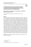 Culturally based learning needs of Korowai students in a lowland‑remote area of Indonesian Papua: school physical environment and building design