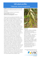 USC Plant Profile - Fabaceae, Acacia longissima