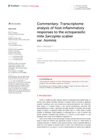 Commentary: Transcriptome analysis of host inflammatory responses to the ectoparasitic mite Sarcoptes scabiei var. hominis