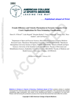Froude Efficiency and Velocity Fluctuation in Forearm-Amputee Front Crawl: Implications for Para Swimming Classification