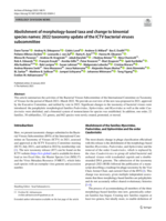 Abolishment of morphology-based taxa and change to binomial species names: 2022 taxonomy update of the ICTV bacterial viruses subcommittee