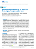 Ridesharing and Crowdsourcing for Smart Cities: Technologies, Paradigms and Use Cases