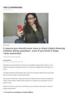 3 reasons you should never view or share videos showing children being assaulted – even if you think it helps ‘raise awareness’