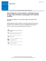 Risk mitigation at train stations: underlying causes of slips, trips and falls for passengers with reduced mobility