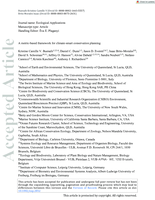 A metric-based framework for climate-smart conservation planning