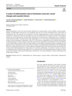 A review of sedimentation rates in freshwater reservoirs: recent changes and causative factors