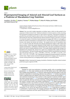 Hyperspectral Imaging of Adaxial and Abaxial Leaf Surfaces as a Predictor of Macadamia Crop Nutrition