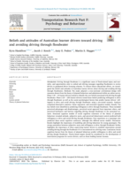 Beliefs and attitudes of Australian learner drivers toward driving and avoiding driving through floodwater