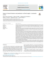 Impact of natural disasters and pandemics on blood supply: A systematic review
