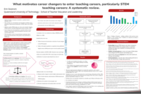 What motivates career changers to enter teaching careers, particularly STEM teaching careers?