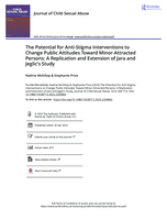 The Potential for Anti-Stigma Interventions to Change Public Attitudes Toward Minor-Attracted Persons: A Replication and Extension of Jara and Jeglic's Study