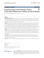 Food Provision at the Olympic Games in the New Millennium: A Meta-narrative Review