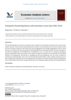 Testing the Oswald hypothesis with Australian census data 2001-2016
