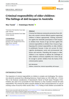 Criminal responsibility of older children: The failings of doli incapax in Australia