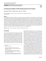 Screening and isolation of milk-clotting enzymes from seaweed