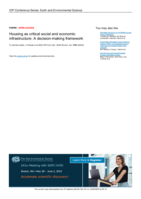 Housing as critical social and economic infrastructure: A decision-making framework