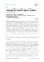 Enablers and Barriers for Creating a Marketplace for Construction and Demolition Waste: A Systematic Literature Review