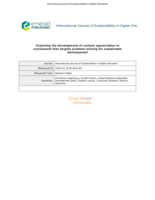 Exploring the development of context appreciation in coursework that targets problem-solving for sustainable development