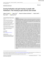 Scoring festination and gait freezing in people with Parkinson's: The freezing of gait severity tool-revised