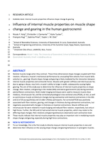 Influence of internal muscle properties on muscle shape change and gearing in the human gastrocnemii