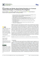 Knowledge and Myths about Eating Disorders in a German Adolescent Sample: A Preliminary Investigation