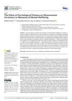 The Effect of Psychological Distress on Measurement Invariance in Measures of Mental Wellbeing
