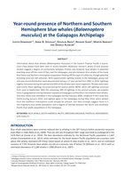 Year-round presence of northern and southern hemisphere Blue Whales (Balaenoptera musculus) at the Galapagos Archipelago