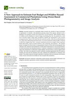 A New Approach to Estimate Fuel Budget and Wildfire Hazard Assessment in Commercial Plantations Using Drone-Based Photogrammetry and Image Analysis