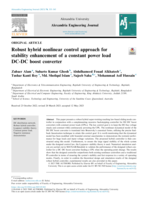 Robust hybrid nonlinear control approach for stability enhancement of a constant power load DC-DC boost converter