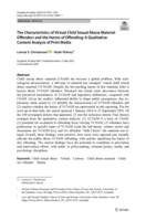 The Characteristics of Virtual Child Sexual Abuse Material Offenders and the Harms of Offending: A Qualitative Content Analysis of Print Media