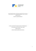 Sexual Quality of Life in Young Gynaecological Cancer Survivors