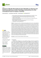 Impacts of Myrtle Rust Induced Tree Mortality on Species and Functional Richness within Seedling Communities of a Wet Sclerophyll Forest in Eastern Australia
