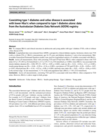Coexisiting type 1 diabetes and celiac disease is associated with lower Hba1c when compared to type 1 diabetes alone: data from the Australasian Diabetes Data Network (ADDN) registry
