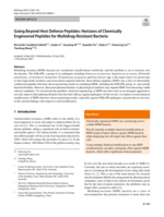 Going Beyond Host Defence Peptides: Horizons of Chemically Engineered Peptides for Multidrug-Resistant Bacteria