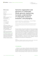 Genome organization and genomics in Chlamydia: whole genome sequencing increases understanding of&nbsp;chlamydial virulence, evolution, and phylogeny