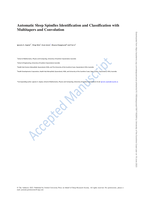 Automatic Sleep Spindles Identification and Classification with Multitapers and Convolution