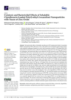 Cytotoxic and Bactericidal Effects of Inhalable Ciprofloxacin-Loaded Poly(2-ethyl-2-oxazoline) Nanoparticles with Traces of Zinc Oxide