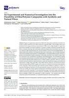 An Experimental and Numerical Investigation into the Durability of Fibre/Polymer Composites with Synthetic and Natural Fibres