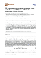 The Synergistic Effect of Iodide and Sodium Nitrite on the Corrosion Inhibition of Mild Steel in Bicarbonate-Chloride Solution