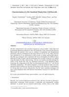 Characterization of a commercial dye-sensitised titania solar cell electrode