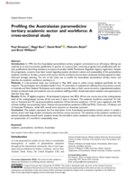 Profiling the Australasian paramedicine tertiary academic sector and workforce: A cross-sectional study