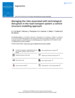 Managing the risks associated with technological disruption in the road transport system: A control structure modelling approach